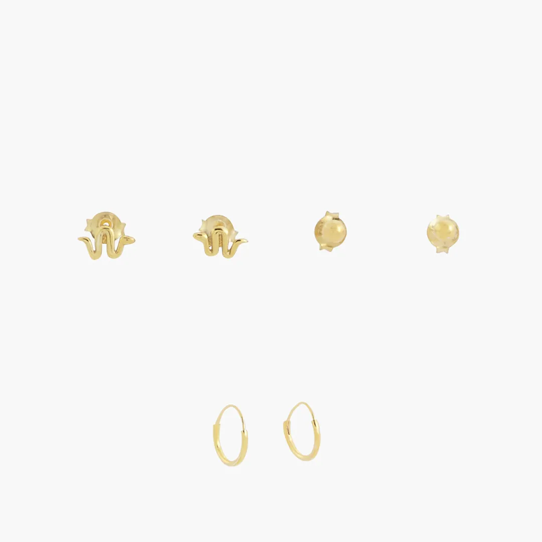 Cheap Set de puces d'oreilles fantaisie Argent Garanti Boucles D'Oreilles | Boucles D'Oreilles